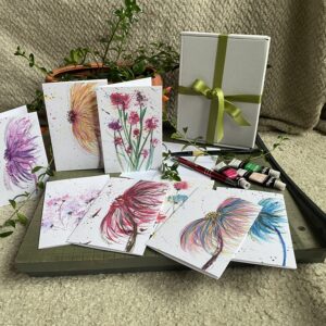 Watercolour Greeting Card Boxed Set (8 unique card designs)