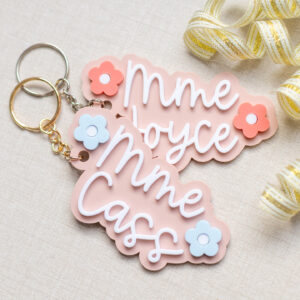 Teacher Name Keychain
